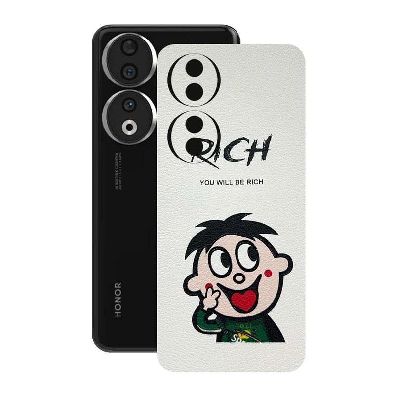 برچسب پوششی ریمکس مدل Leth طرح پسر بچه مناسب برای گوشی موبایل آنر 90