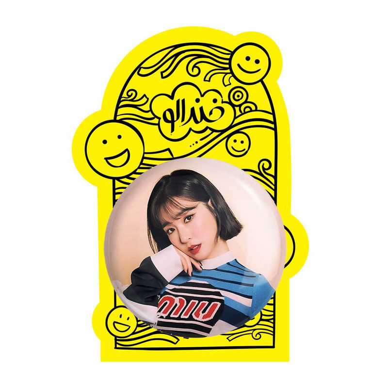 آینه جیبی خندالو مدل تیفانی گروه گرلز جنریشن Girls Generation  کد 21701