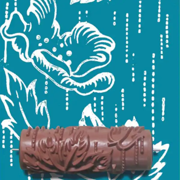 غلتک طرح دار نقاشی مدل GR41 سایز 6 اینچ