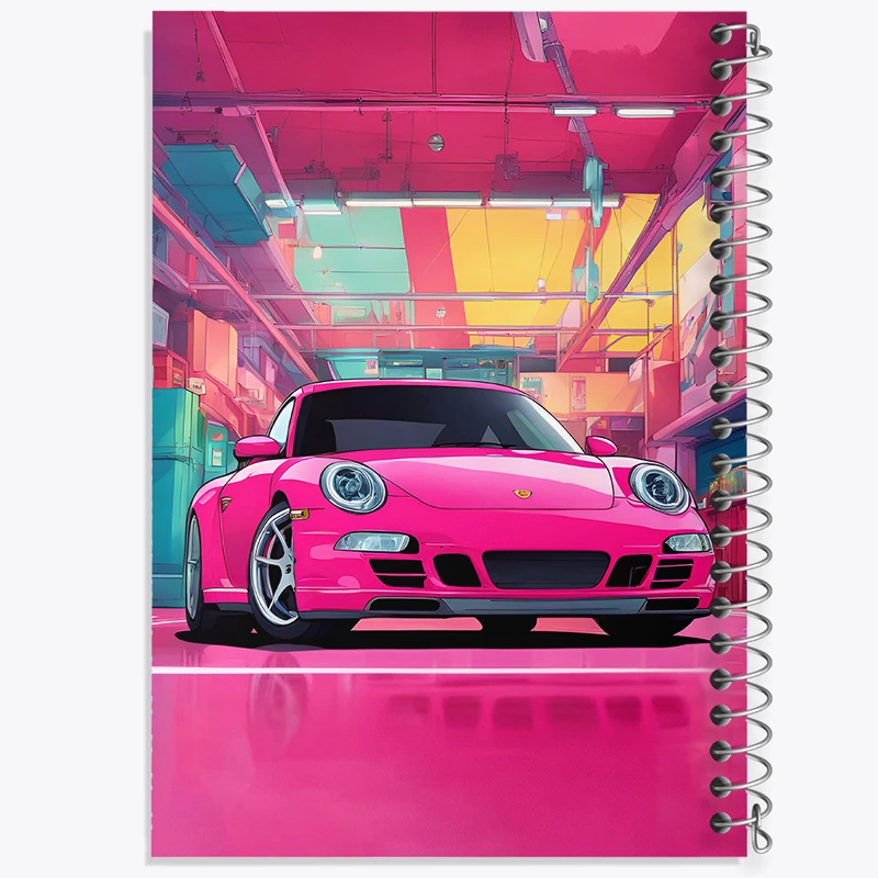 دفتر شطرنجی 50 برگ خندالو طرح ماشین اسپرت کد N3359