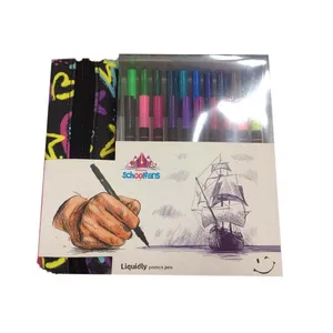 روان نویس اسکول فنس بسته 20 عددی به همراه جا مدادی