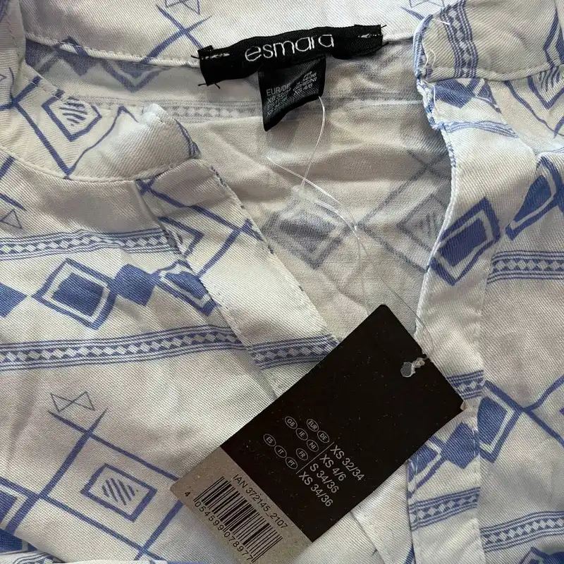 پیراهن زنانه اسمارا مدل لوزی blu