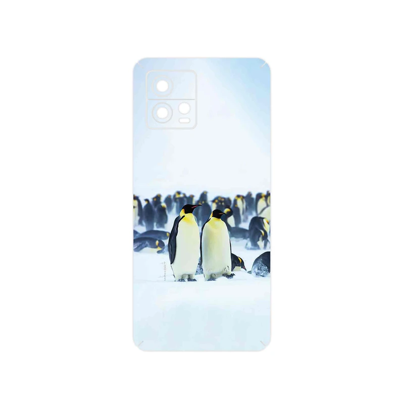 برچسب پوششی ماهوت مدل Penguin مناسب برای گوشی موبایل موتورولا Moto G72