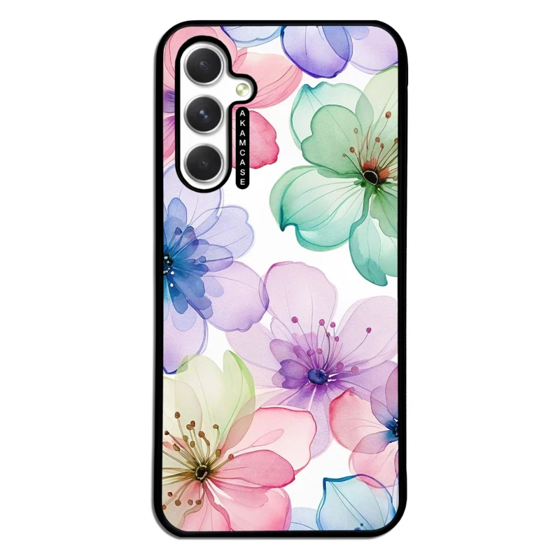 کاور آکام مدل AMC-WSGA54-FLOWERS-34 مناسب برای گوشی موبایل سامسونگ Galaxy A54