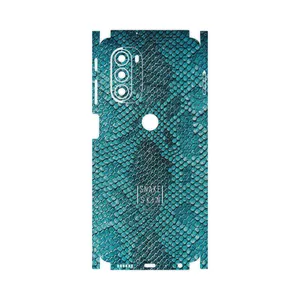 MAHOOT Blue Snake Skin-FullSkin Cover Sticker for Motorola Moto G51 5G