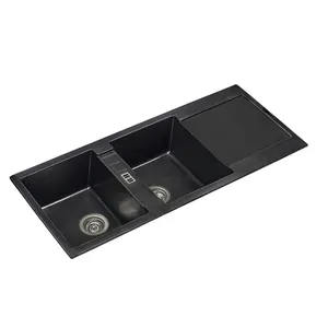 سینک ظرفشویی گرانیت ای ال کا مدل دو لگنه SG5-M توکار
