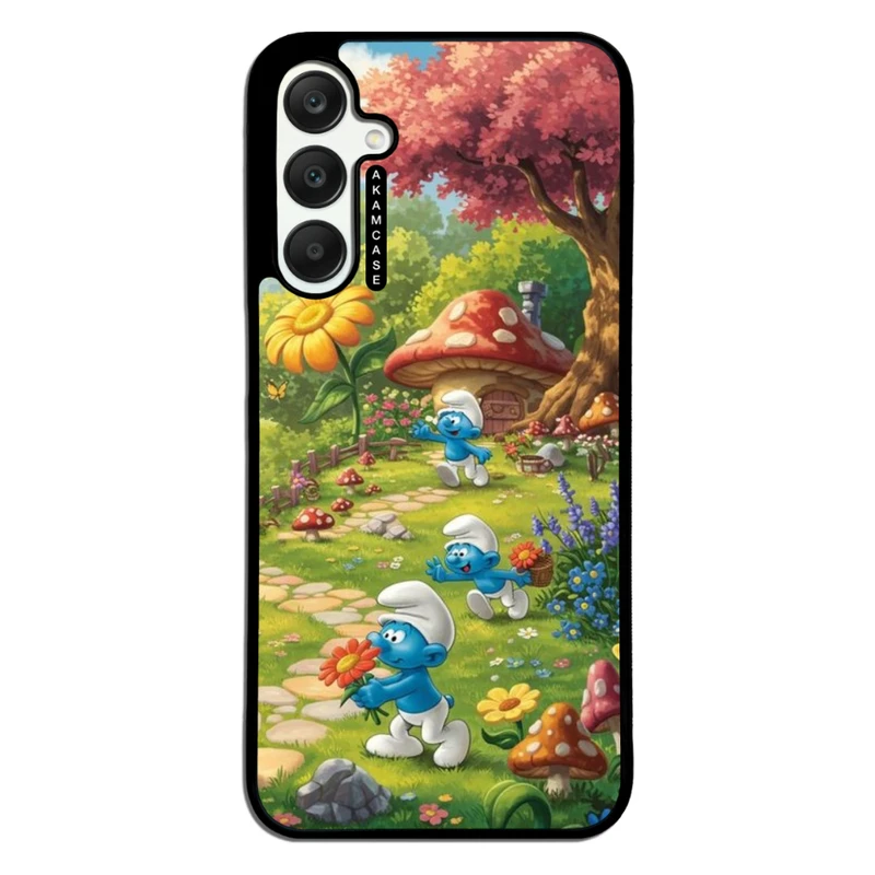 کاور آکام مدل AMC-WSGA25-SMURFS-8 مناسب برای گوشی موبایل سامسونگ Galaxy A25