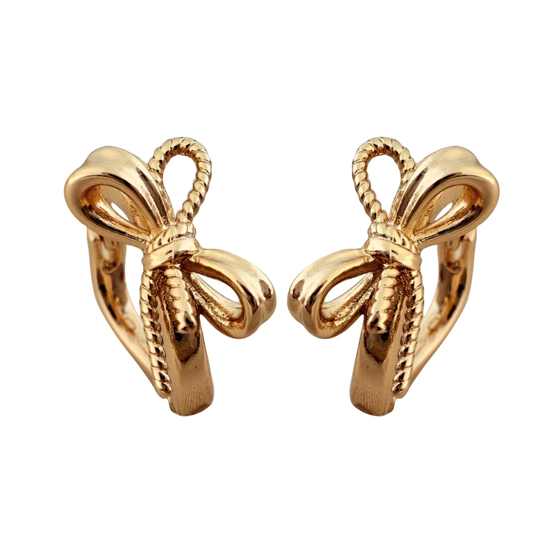 گوشواره حلقه ای زنانه ژوپینگ طرح پاپیون مدل X0001007