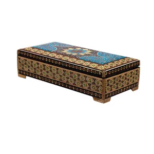 جعبه جواهرات خاتم کاری مدل تذهیب کد 69-16-101