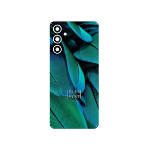 MAHOOT Green Feather Cover Sticker for Samsung Galaxy F54