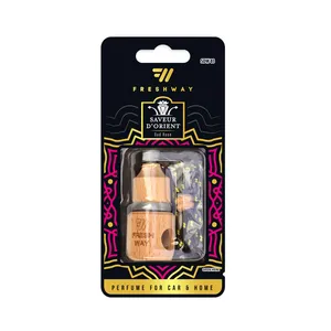 خوشبوکننده خودرو فرش وی مدل چوبی اورینت کد SDW با رایحه Oud Rose حجم 5 میلی‌لیتر