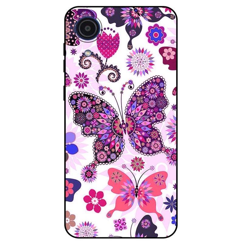 کاور مگافون طرح پروانه مدل 6356 مناسب برای گوشی موبایل سامسونگ Galaxy A03 Core       