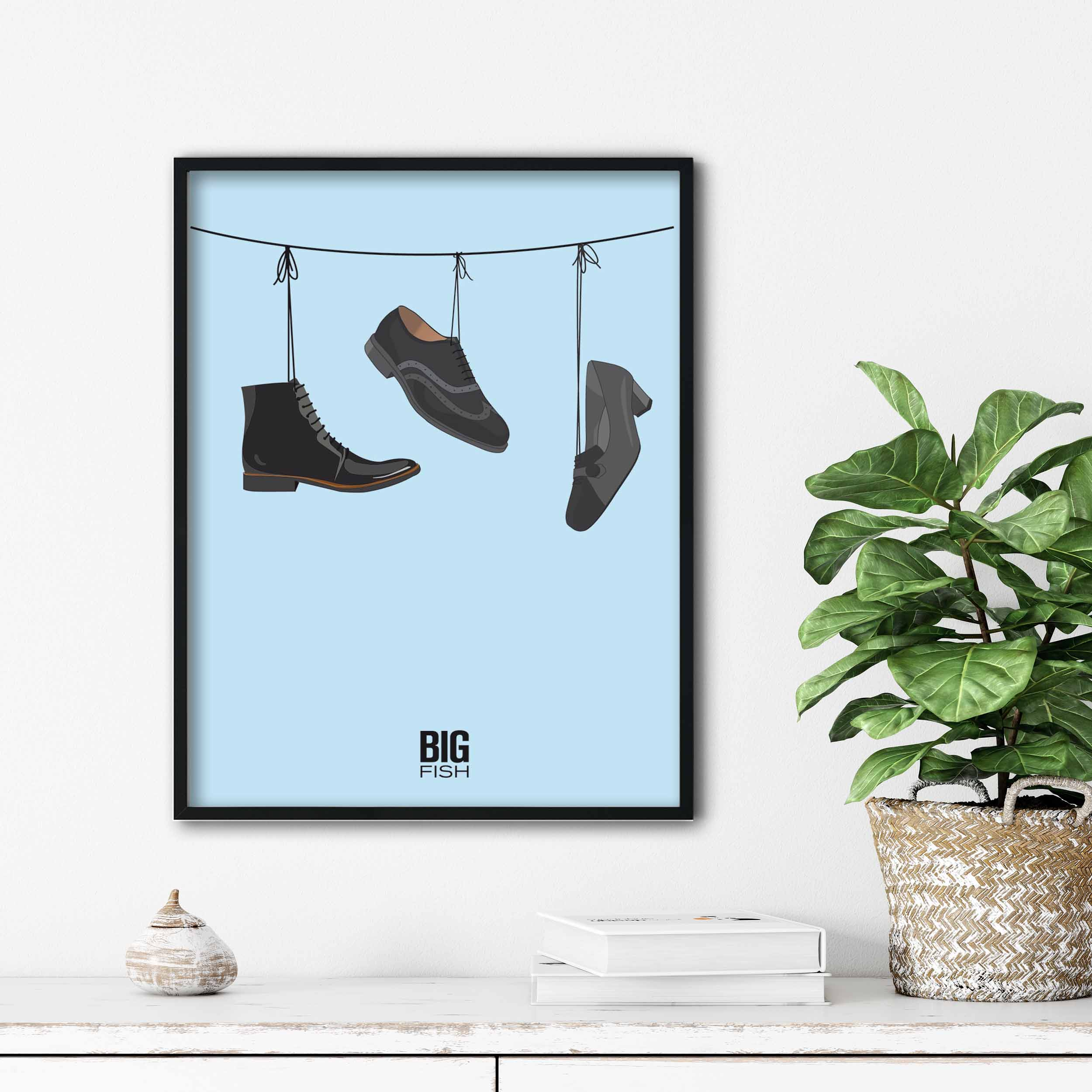 تابلو آتریسا طرح پوستر فیلم big fish مدل ATm128