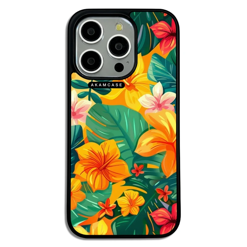 کاور آکام مدل AMC-WA15PRO-FLOWERS-28 مناسب برای گوشی موبایل اپل iPhone 15 Pro
