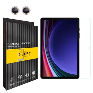 محافظ صفحه نمایش دلپی مدل Diamond مناسب برای تبلت سامسونگ Galaxy Tab S9 Plus به همراه محافظ لنز دوربین
