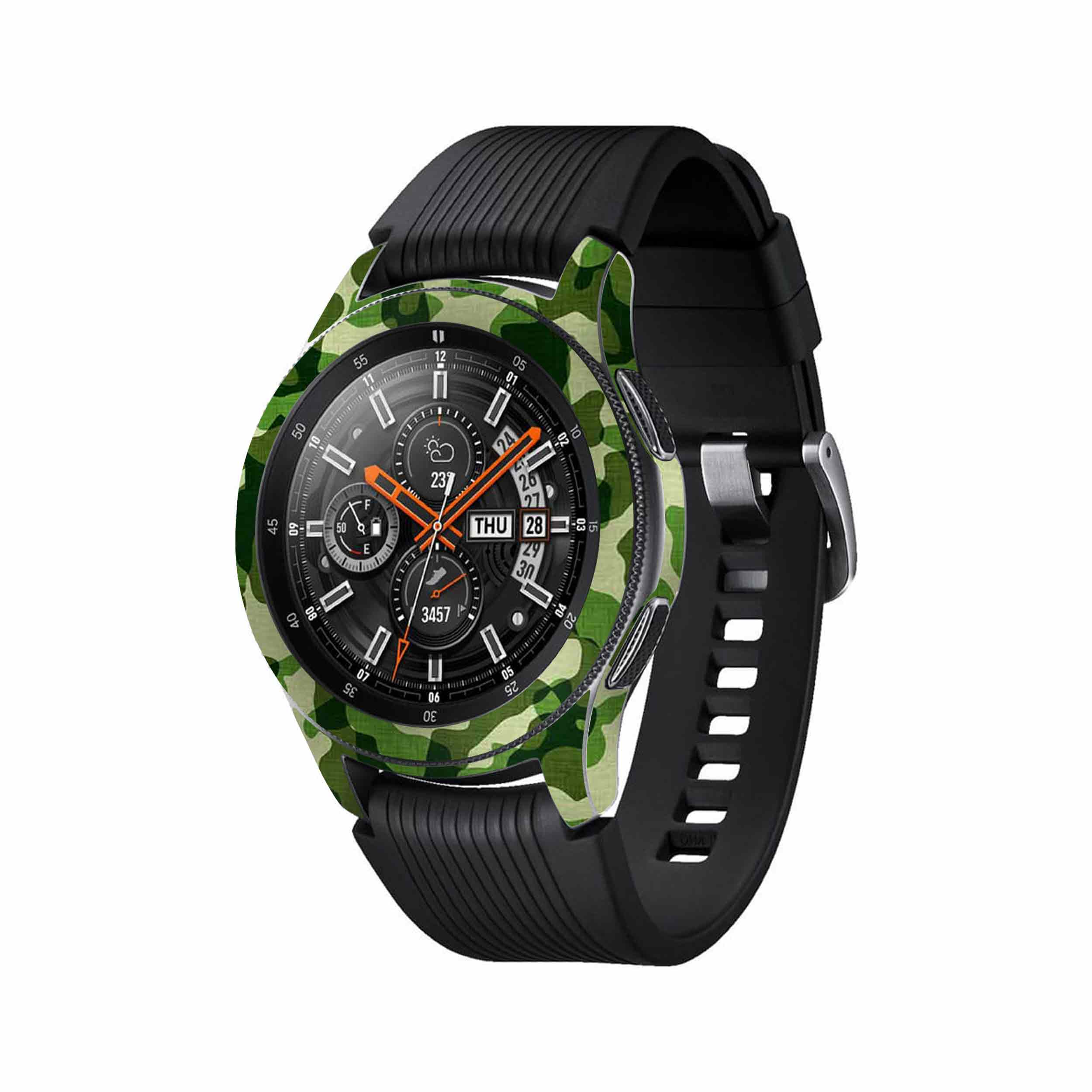 برچسب ماهوت طرح Army-Green-2 مناسب برای ساعت هوشمند سامسونگ Galaxy Watch 46mm
