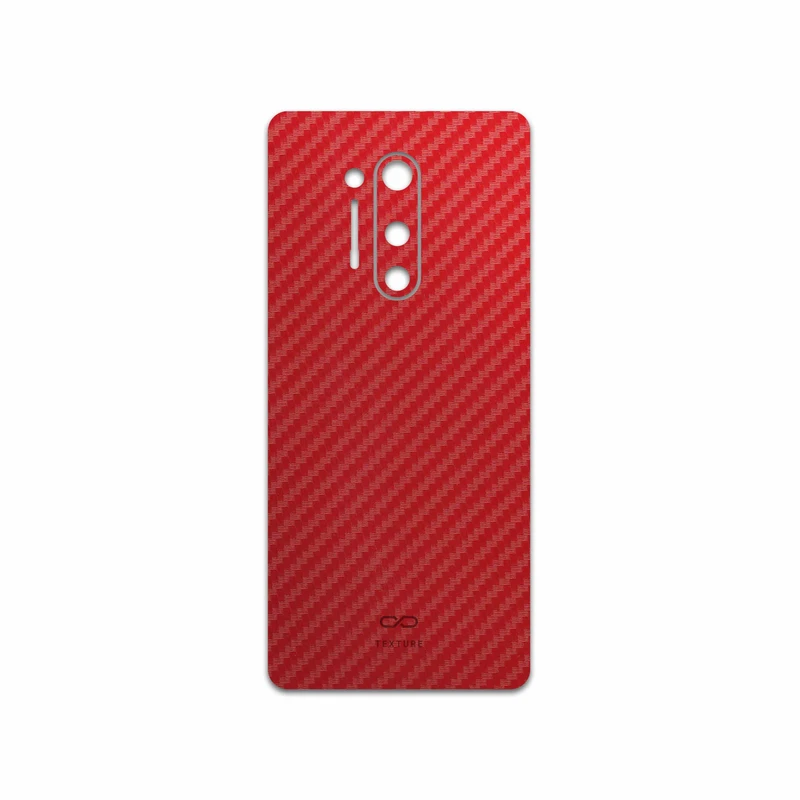 برچسب پوششی ماهوت مدل Red-Fiber مناسب برای گوشی موبایل وان پلاس 8 Pro