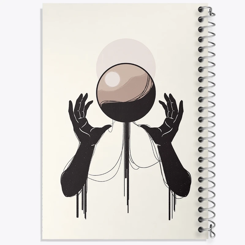 دفتر مشق 50 برگ خندالو طرح مفهومی کد F659