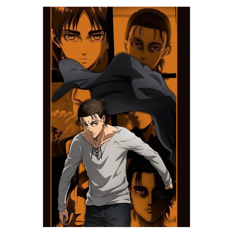 پوستر مدل ارن ییگر Eren yeager طرح انیمه Attack on titan کد 385