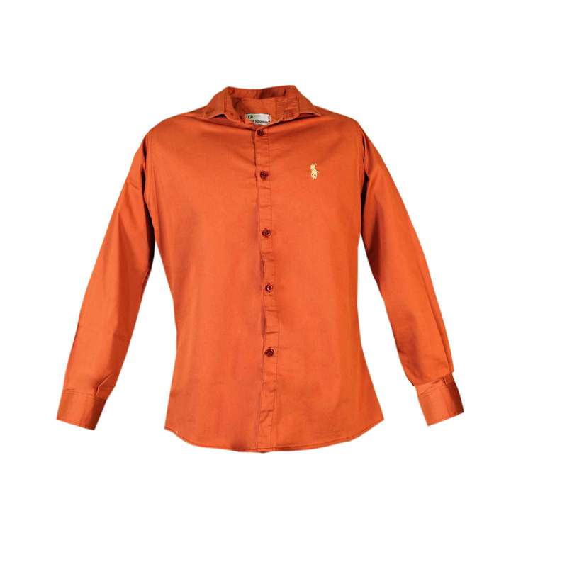 پیراهن آستین بلند مردانه مدل کتان 46