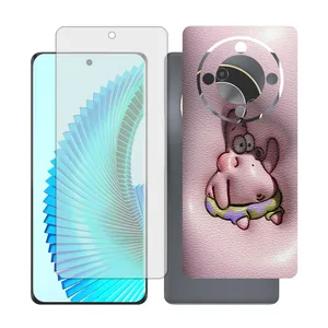 Glass together model matte screen protector suitable for Honor X9b mobile phone with back cover sticker