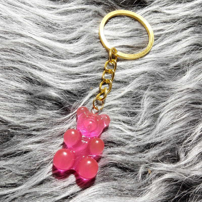 جاکلیدی دخترانه مدل خرس پاستیلی