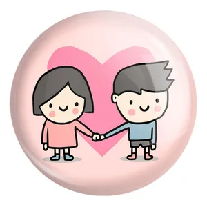 پیکسل خندالو طرح عاشقانه کد 27141 مدل بزرگ