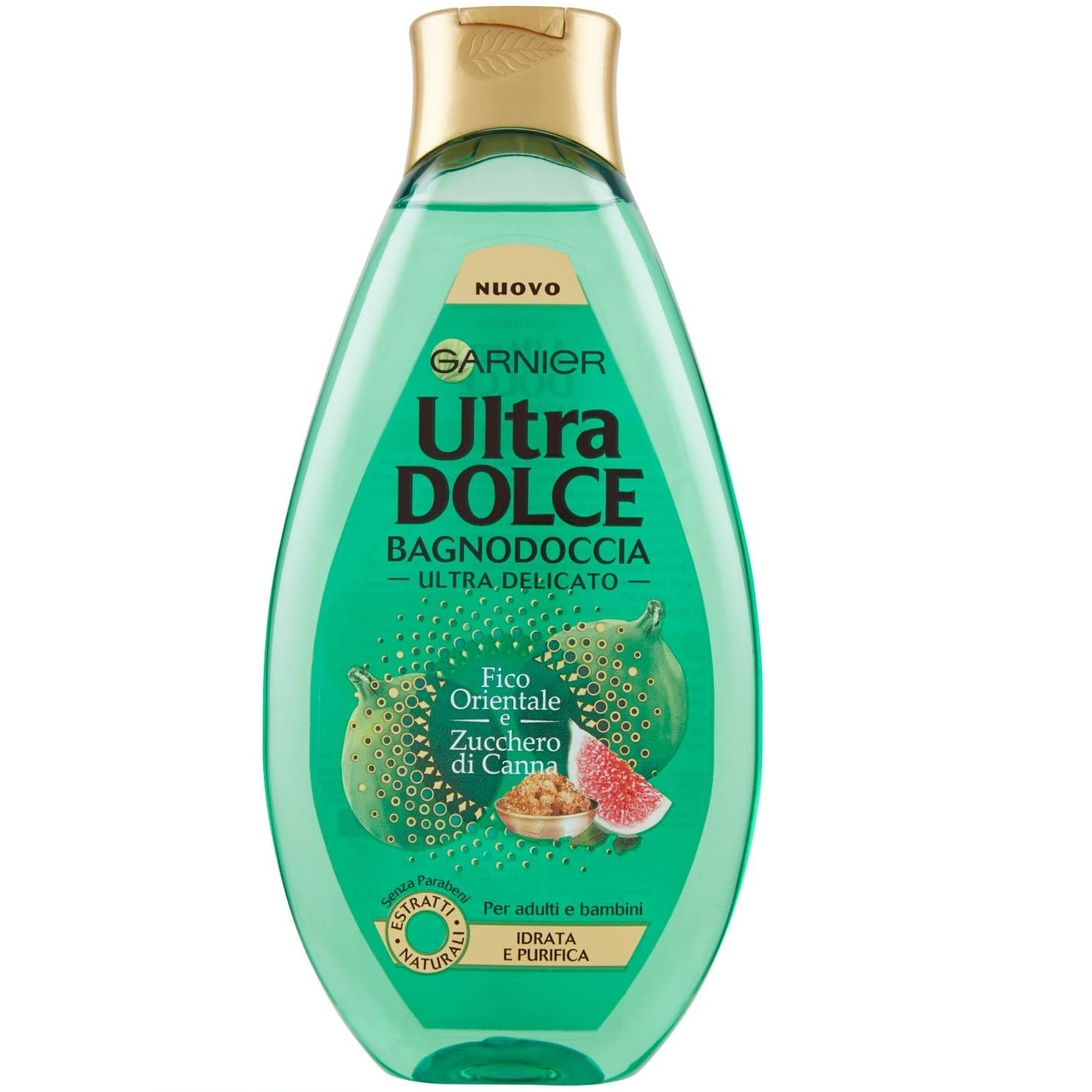 شامپو بدن گارنیه سری Ultra Dolce مدل انجیر و شکر قهوه ای حجم 500 میلی لیتر