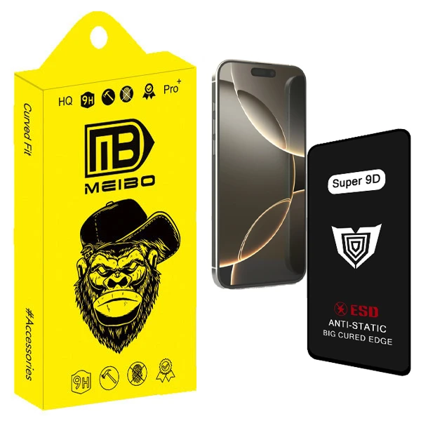 محافظ صفحه نمایش میبو مدل Super 9D 009 مناسب برای گوشی موبایل اپل iPhone 16 Pro Max