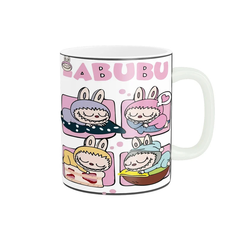 ماگ پاد آفرین مدل فانتزی طرح عروسک لبوبو ترند کد p10969