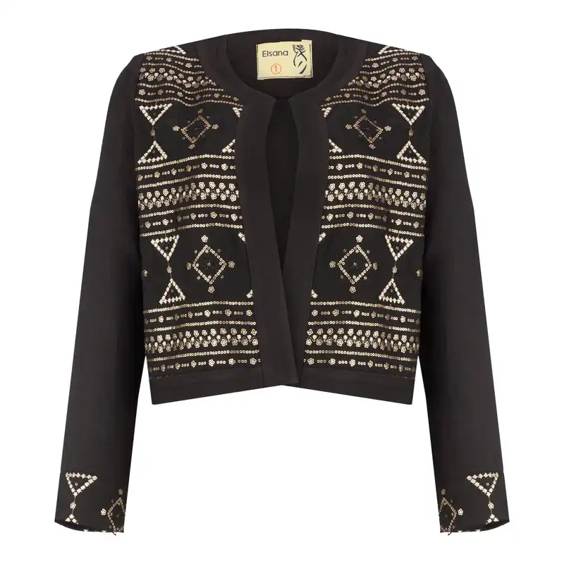 ست کت و سارافون زنانه السانا مدل سیمیکا کد 170301