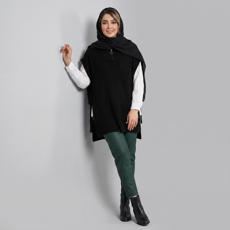 پانچو بافت زنانه ترندیول مدل 131439800