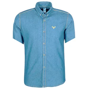 پیراهن آستین کوتاه مردانه مدل جین ZAR
