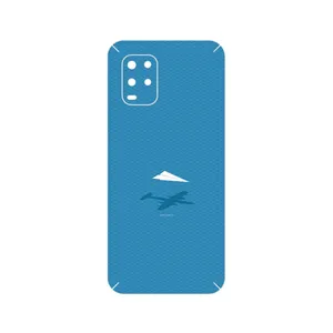 MAHOOT Minimal Paper Airplane Cover Sticker for Xiaomi Mi 10 Lite 5G