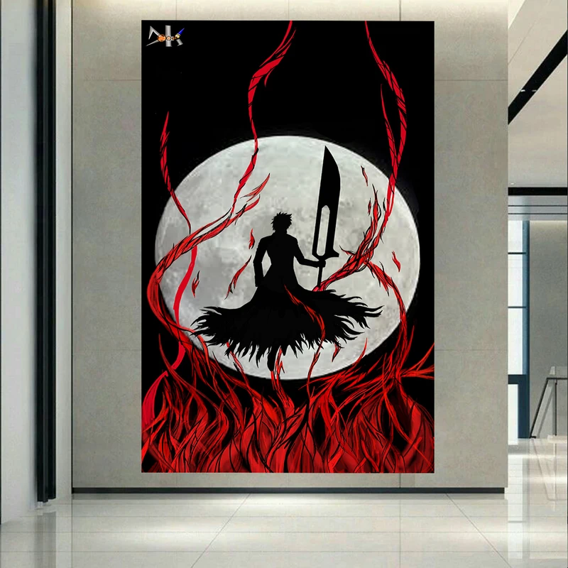 پوستر پارچه ای طرح انیمه مدل bleach کد PD7020