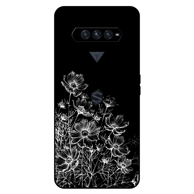 کاور مگافون طرح گل مدل 7274 مناسب برای گوشی موبایل شیائومی Black Shark 4 / 4 Pro