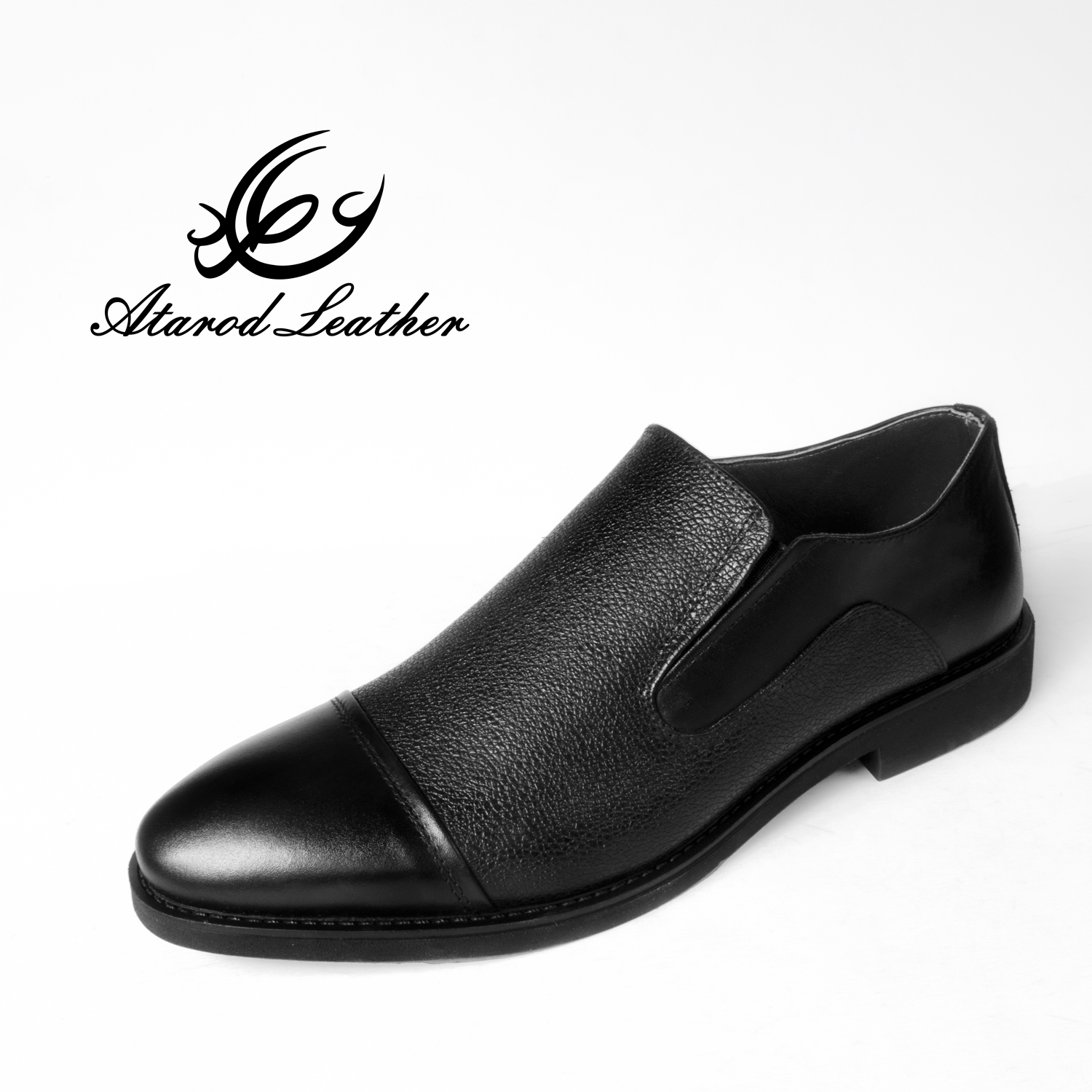 کفش مردانه چرم عطارد مدل چرم طبیعی کد SH79
