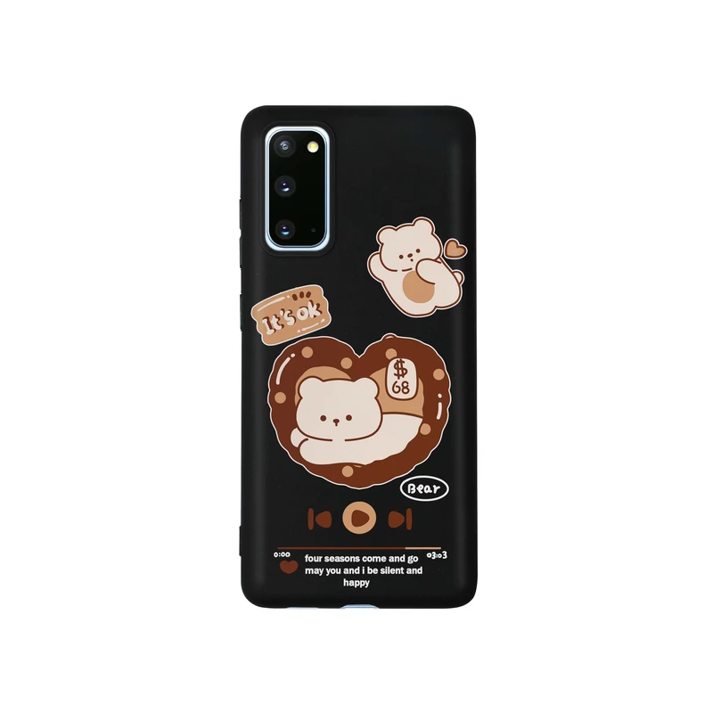 کاور قاب گارد طرح موزیک خرس کد a6478 مناسب برای گوشی موبایل سامسونگ Galaxy S20 FE    