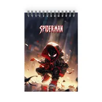 دفترچه یادداشت 50 برگ موتی طرح مرد عنکبوتی