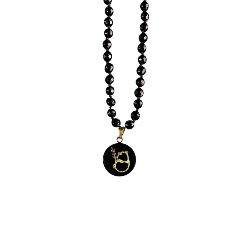 گردنبند زنانه مارک گلد مدل روکش طلا طرح پاندا GN3076