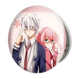 آینه جیبی خندالو طرح نانا و کیویا انیمه نانای بی استعداد مدل تاشو کد 23784 