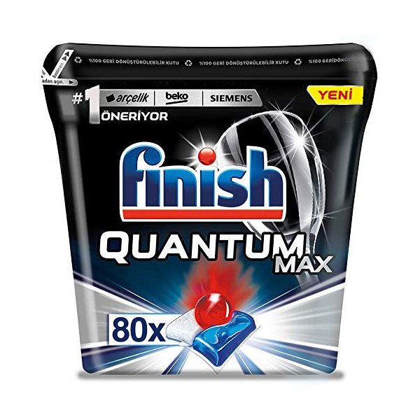 قرص ماشین ظرفشویی فینیش مدل Quantum Max بسته 80 عددی