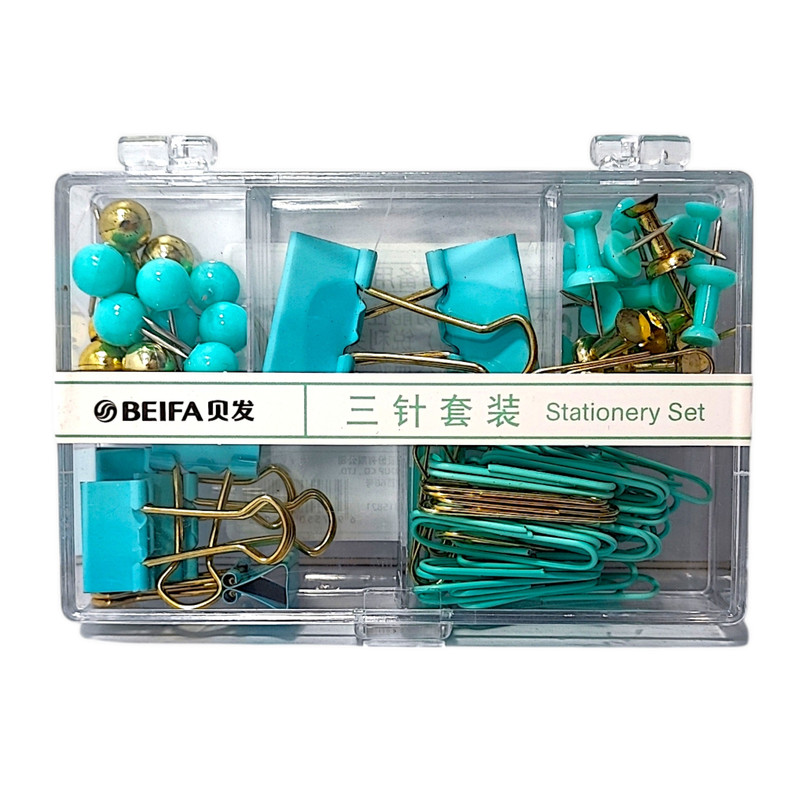 گیره کاغذ بیفا مدل 1880 بسته 80 عددی