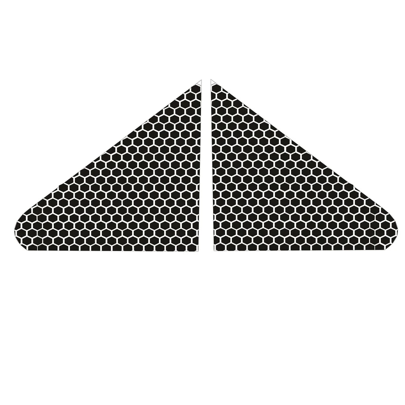 برچسب شیشه مدل لانه زنبوری ZANBOR_B مناسب برای سمند  بسته 2 عددی