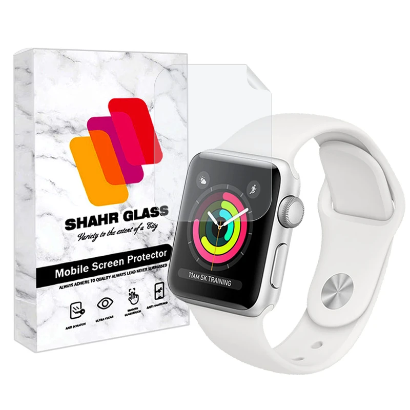 محافظ صفحه نمایش نانو شهر گلس مدل MTBWSH مناسب برای اپل واچ Series 3 38 mm