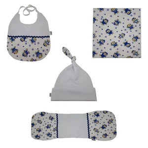 ست ۴ تکه نوزادی آوین طرح خرس کد ۰۱