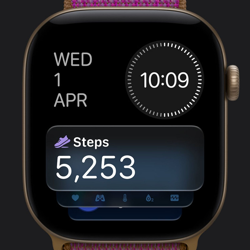 ساعت هوشمند 42 میلی‌متری اپل مدل Watch Series 12 Aluminum Case با بند سیلیکونی، سازگار با iOS 27 و بالاتر