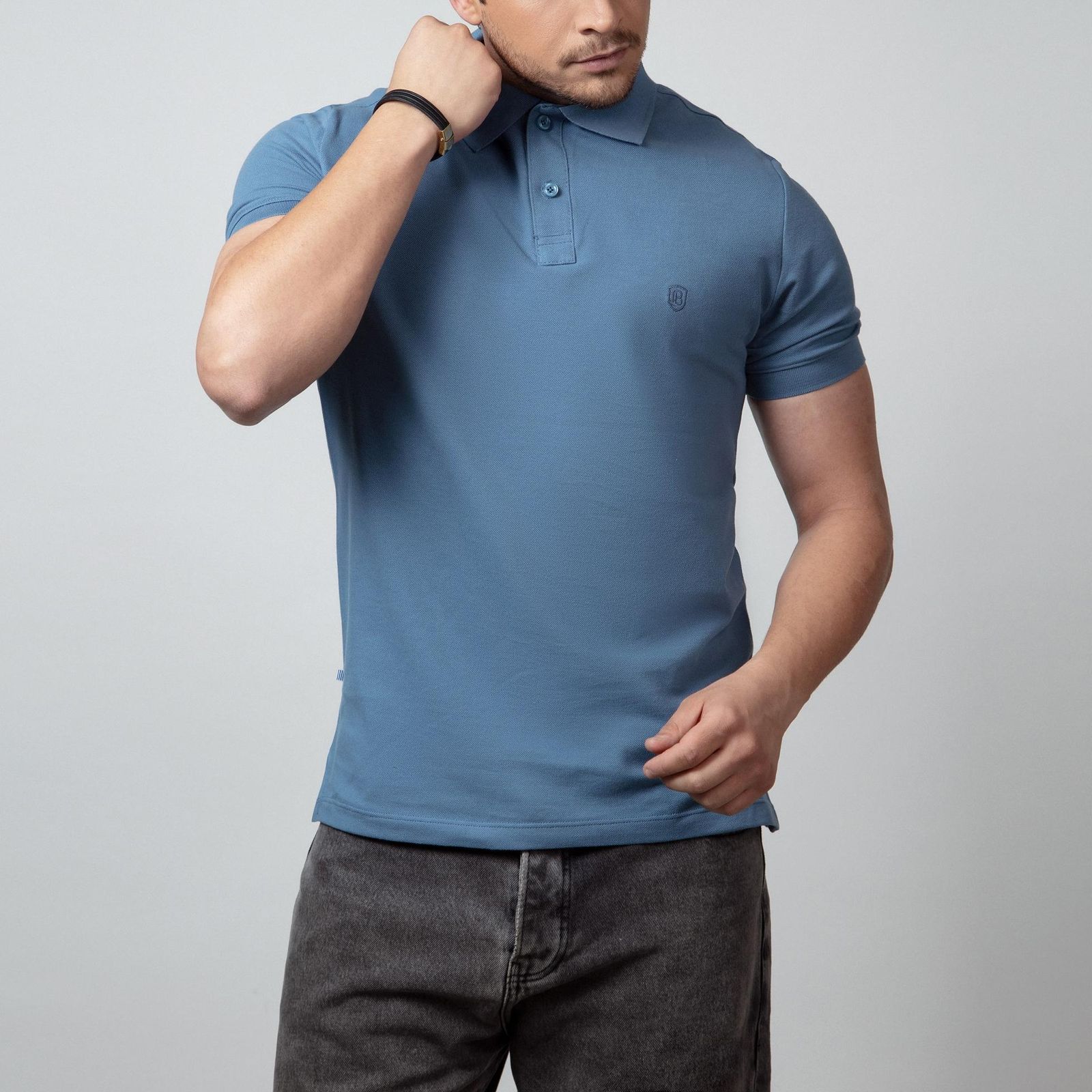 پولوشرت آستین کوتاه مردانه باینت مدل 370-45 -  - 1