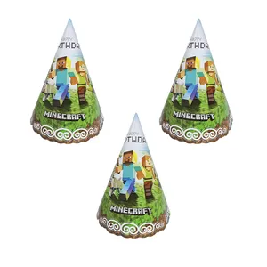 کلاه تولد مدل ماین کرافت کد MinecraftH3 مجموعه 3 عددی
