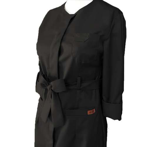 مانتو زنانه کد B99001 رنگ مشکی